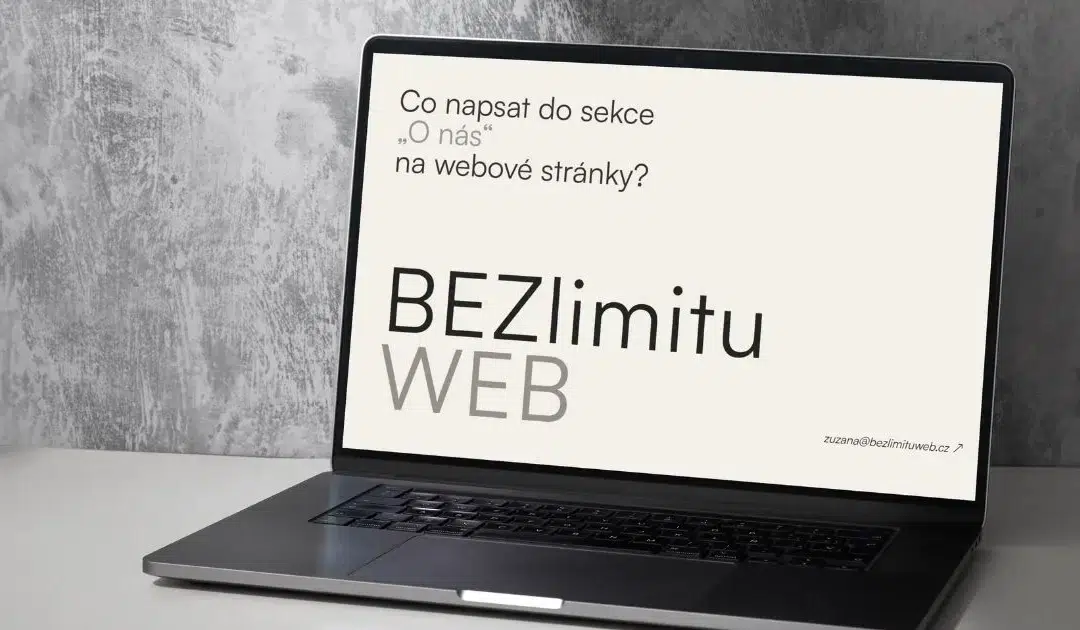 Co napsat do sekce „O nás“ na webové stránky?